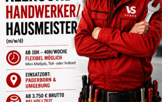 Allround-Handwerker / Hausmeister (m/w/d) für Paderborn und Umgebung,